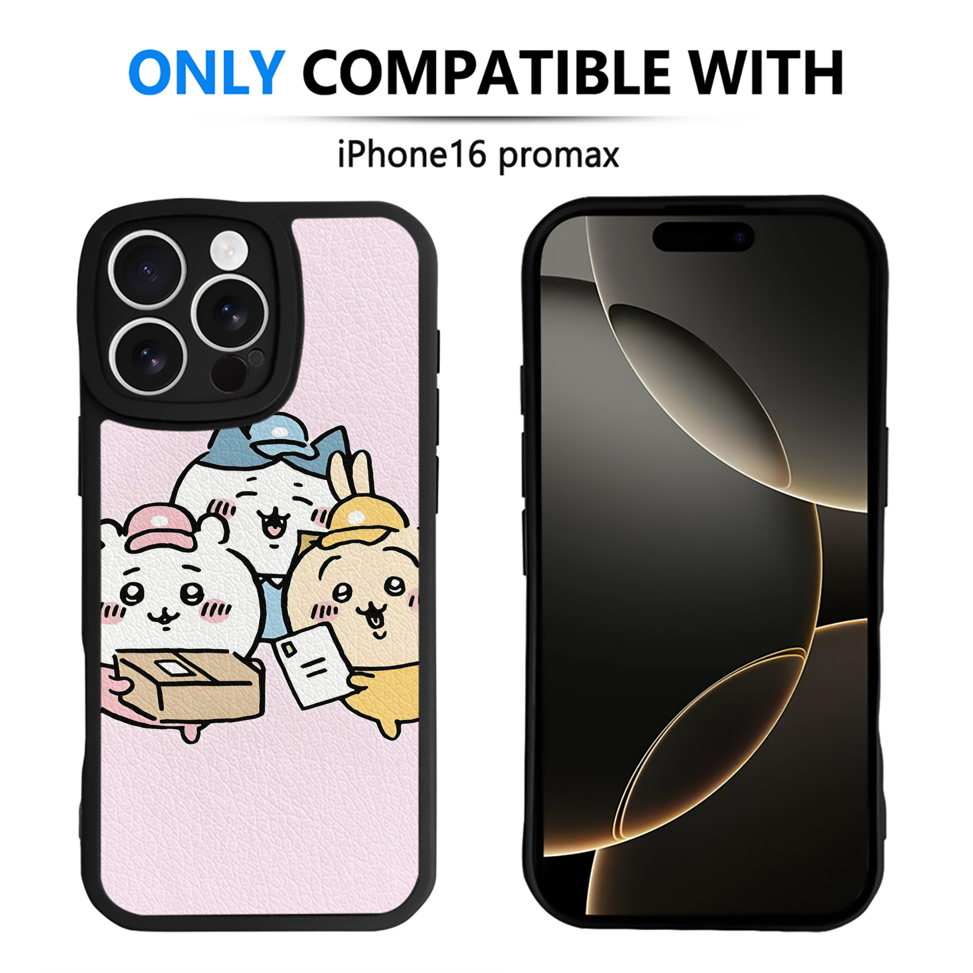 （画像用） ちいかわ Chii-kawa 【iPhone 16シリーズ対応】シリコンスマホケース（レザー調） 材質：シリコン